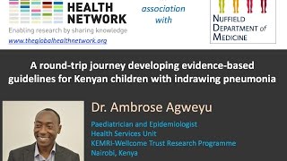 Developing evidencebased guidelines for Kenyan children with indrawing pneumonia [upl. by Atteuqnas963]