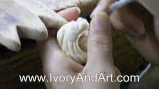 Mammoth Ivory Netsuke  How they are made [upl. by Ali]