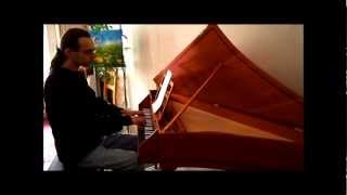 Louis Couperin Prelude in g minor  John Moraitis spinet [upl. by Auqeenahs]