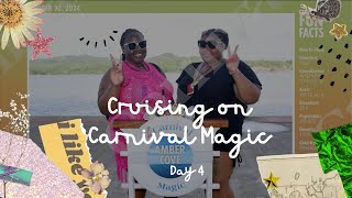 CRUISING TO AMBER COVEPUERTO PLATA DOMINICAN REPUBLIC ON CARNIVAL MAGIC  Day 4 Aboard [upl. by Yasnyl558]