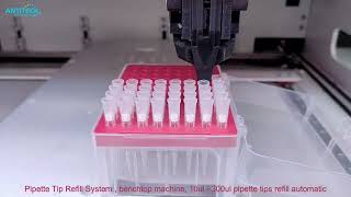 Pipette Tip Refill System For 200ul Tip Refill  Tip Loader For 200ul Pipette Tips And 10ul Tips [upl. by Esilram]