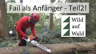 🌲Aufarbeiten Baum Diese Fehler solltest du niemals machen wildaufwald [upl. by Earezed]