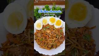 Chicken chowmein recipe shorts chickenchowmeinrecipe food [upl. by Irved]