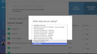 StudyBlue Tutorials  Changing Your School [upl. by Mcgee]