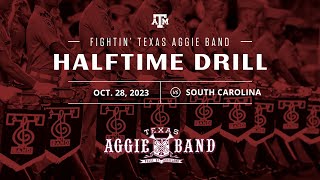 Fightin Texas Aggie Band Halftime Drill  South Carolina 2023 [upl. by Akihsal]