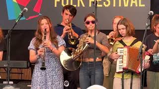 Devonshire Youth Folk Ensemble Norman’s Hornpipe Sidmouth Folk Festival 040824 [upl. by Ardith220]