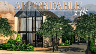 AFFORDABLE LOFT  Sims 4 CC Speed Build  DOWNLOAD LINK TRAYCCCC LINKS [upl. by Yecnay325]