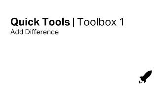 Accelerate Excel  Quick Tools  Toolbox 1  Add Differences [upl. by Akenna]