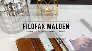 Filofax Setup  GTD and Content Planner 2018 [upl. by Ormiston538]