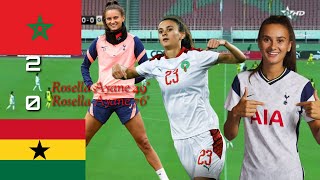 Maroc vs Ghana 20 ملخص مباراة المغرب ضد غانا  كرة القدم النسوية [upl. by Chrisy]