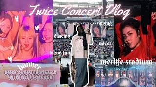 CONCERT VLOG🎤 Twice 5th world tour in NY🍭🎧 [upl. by Aielam]