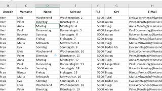 19012018 Excel 2016 Sverweis Sverweis kopieren und anpassen Drucktitel Kopfzeile Seite skalier [upl. by Lidah]