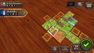 Carcassonne Tiles Tactics Gameplay PC game [upl. by Lanfri]