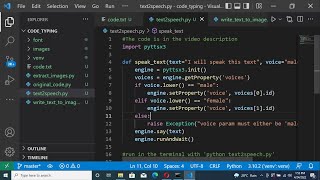 Speechify any text with Python [upl. by Bordie853]