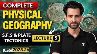 Plate Tectonic Theory and Sea Floor Spreading  Geography  UPSC CSE [upl. by Kleeman]