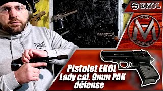 Pistolet ekol lady pak 9mm  une puissance de malade [upl. by Danyette]