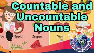 Countable and Uncountable Nouns English Grammar Educational ChannelESL [upl. by Huntlee]