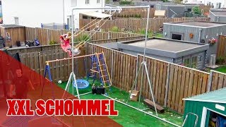 HOMEMADE XXL SCHOMMEL IN DE TUIN [upl. by Akirehc]