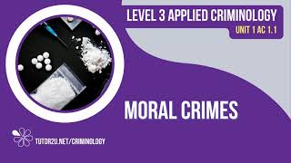 Moral Crimes  WJEC Criminology  Unit 1  AC 11 Revision [upl. by Clarkson]