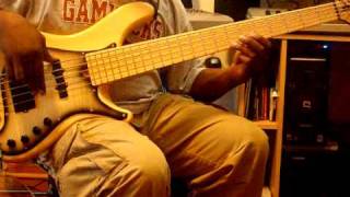 2 Brubaker Brute MJX5 Mediterranean 5 String Bass Guitar Groove Riff Ellis Gamble [upl. by Erine]