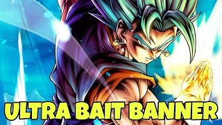 Ultra Bait Banner Super Saiyan God Super Saiyan VegitoDragon Ball Legends Summon [upl. by Sihonn]