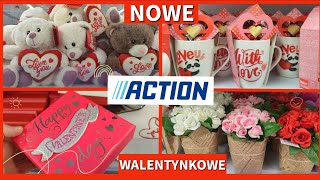 NOWOŚCI w ACTION‼️Walentynki 💕NOWE WALENTYNKOWE i WIOSENNE DEKORACJE Przegląd sklepów i półek [upl. by Cleodal]