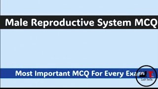 Male Reproductive System MCQ malereproductivesystem reproduction labtechnicians laboratory lab [upl. by Siuol]