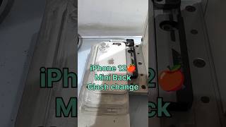 iPhone 12 Mini back glass change laser cutting masin se youtubeshorts bmrepairing apple iphone [upl. by Nuj]