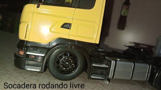 COMO REBAIXEI O MINI SCANIA DA WELLY rodando livre João calbo leia a descrição [upl. by Frederic]