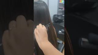 Keratin treatment trending mumbaimakeupartistandhairstylist love hindufestival hair [upl. by Christa588]