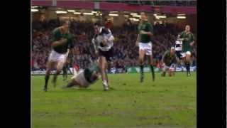 Agustín Pichot finishes great team try for the Barbarians vs South Africa [upl. by Booth]