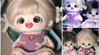 Uni Plush Doll Unboxing Transforming the new 20cm cotton doll with a makeover [upl. by Lanni]