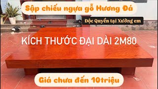 Bộ Sập Chiếu Ngựa Hàng Đại dài 2m80 gỗ Hương Đá nam phi giá chưa đến 10triệu 1 bộ [upl. by Cecily690]