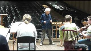 Piero Bellugi rehearsing Rossinis overture to quotIl Signor Bruschinoquot [upl. by Farhi]