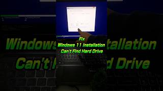 Windows 11 Install No Drives Found 💻 youtubeshorts shorts [upl. by Aleakim]