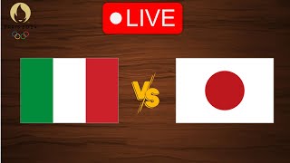 Live Italy vs Japan  Olympic Games 2024  Live Play By Play Scoreboard [upl. by Gorga]