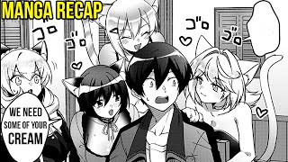 Isekaid Boy Reborn with a Harem of Waifu Cats amp Elves and Building a New Civilization Manga recap [upl. by Namar]