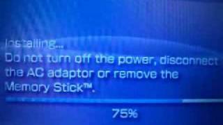 PSP Custom Firmware 371 M33 Installation [upl. by Akinak]