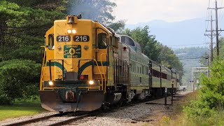 Summer 2023 Trains on the Conway Scenic Railroad [upl. by Strickland]