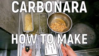 Is it possible to make carbonara quickly and well Step by Step POV [upl. by Zetnahs845]