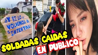 Los Rechazos a Mujeres Mas Graciosos En Publico 2  SOLDADAS CAÍDAS [upl. by Gabby]