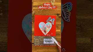 Easy Mothers day card with Cricut cricutmaker3 creativeart shorts diacards mothersdaycard [upl. by Nahshon]