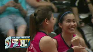 CREAMLINE VS BANKO PERLAS set 3PVL 2019 [upl. by Carolle19]