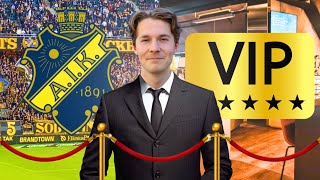 Jag testade AIK VIP PLATSER  ALLSVENSKAN 2024 [upl. by Fulviah]