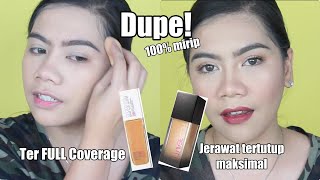 Maybelline Superstay 24H vs Huda Beauty Faux Filter Foundation Review Comparison  Jihan Putri [upl. by Medrek]