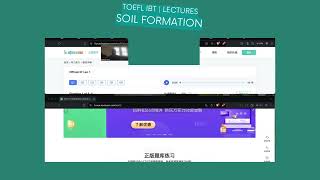 TOEFL iBT  1 on 1 Coaching  Lectures  Soil Formation [upl. by Gilmour]