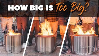 Solo Stove Fire Pit Comparison How Big Is Too Big [upl. by Aita65]