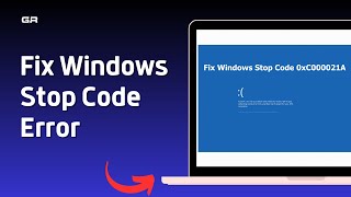 How to Fix Windows Stop Code Error [upl. by Aanas]