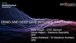 HPE SimpliVity Technical Deep Dive and Demo [upl. by Weinstein]