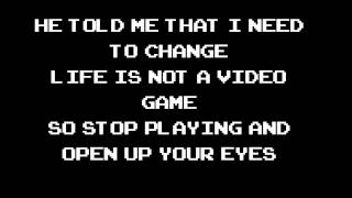 GAME OVER  Falling in Reverse Lyric Video On Screen [upl. by Akerdnahs13]